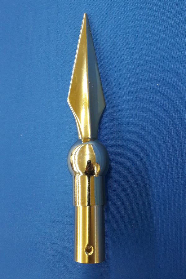 7" Brass Flat Spear