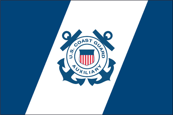 Coast Guard Auxiliary 15" x 24" Flag