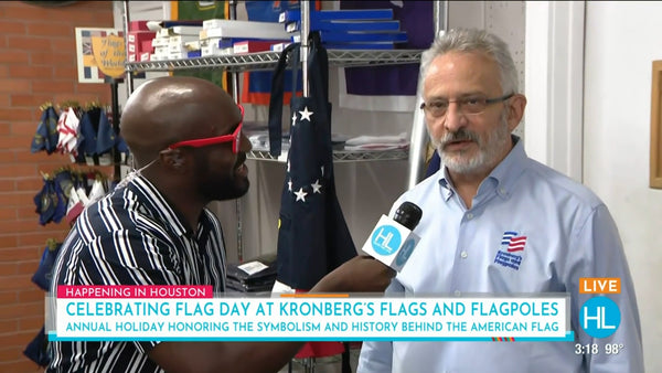 Kronberg's Celebrates Flag Day with Houston Life KPRC 2