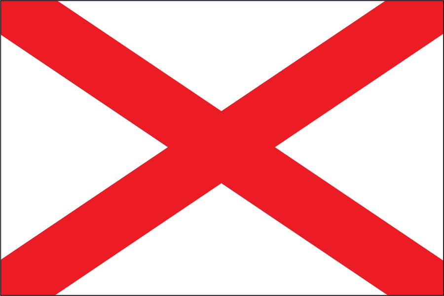 ALABAMA NYLON PRINT FLAG - 3X5