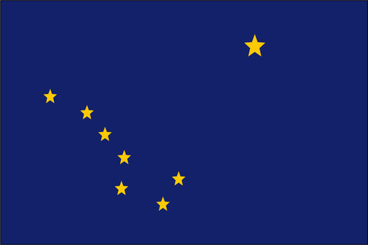 ALASKA NYLON PRINT FLAG - 3X5