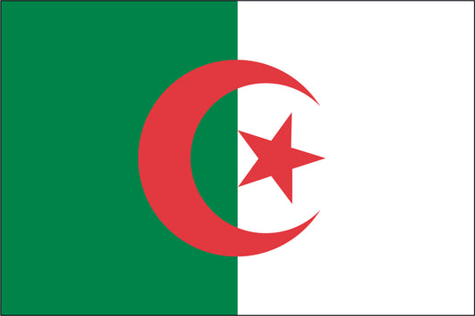 ALGERIA NYLON PRINT FLAG - 3x5