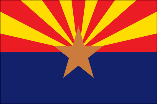 ARIZONA NYLON PRINT FLAG - 3X5
