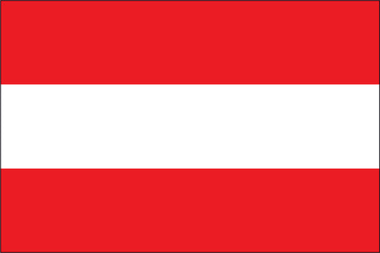 AUSTRIA NYLON PRINT FLAG - 3x5