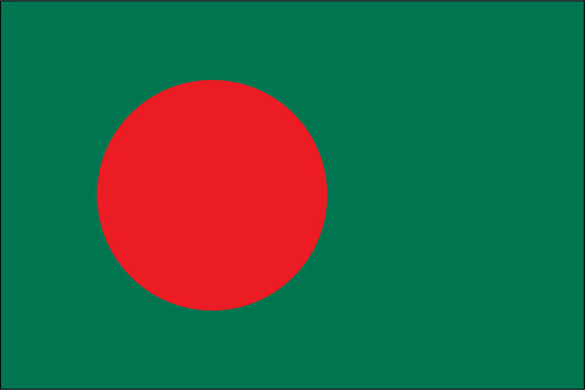 BANGLADESH NYLON PRINT FLAG - 3x5