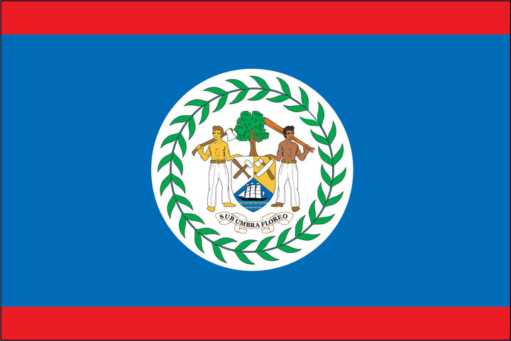 BELIZE NYLON PRINT FLAG - 3x5