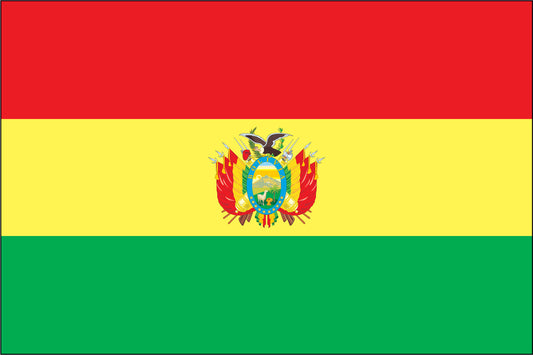 BOLIVIA NYLON PRINT FLAG - 3x5