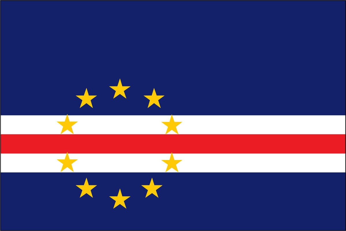 CAPE VERDE NYLON PRINT FLAG - 3x5