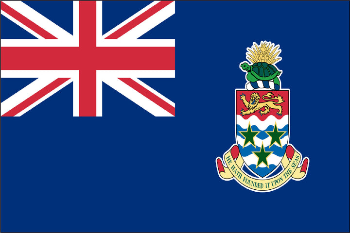CAYMAN ISLANDS NYLON PRINT FLAG - 3x5