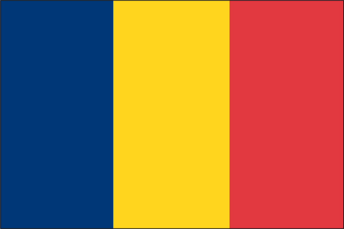 CHAD NYLON PRINT FLAG - 3x5