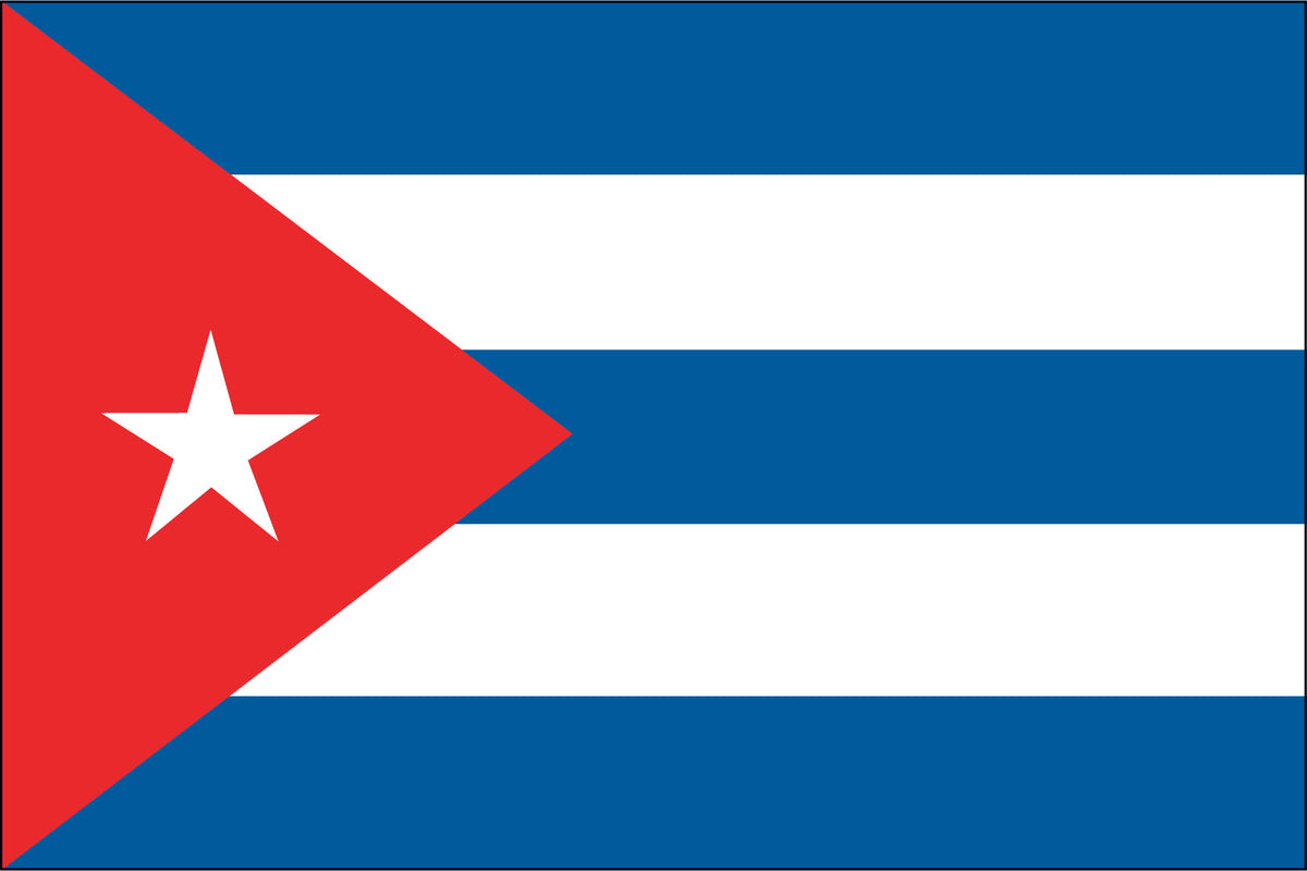 CUBA NYLON PRINT FLAG - 3x5
