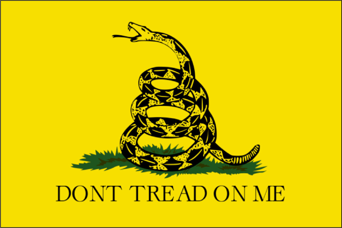 GADSEN NYLON PRINT FLAG - 3X5