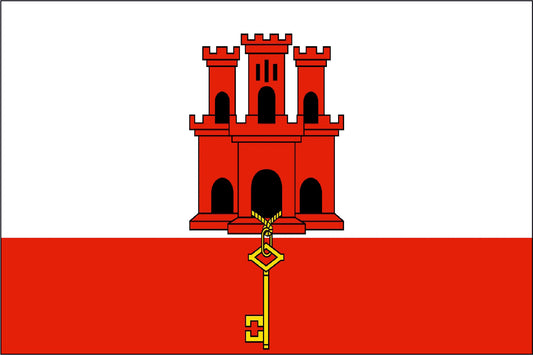 GIBRALTAR NYLON PRINT FLAG - 3x5