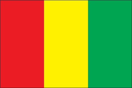 GUINEA NYLON PRINT FLAG - 3x5