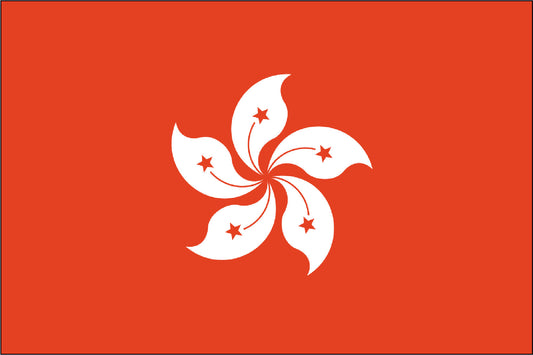 HONG KONG NYLON PRINT FLAG - 3x5