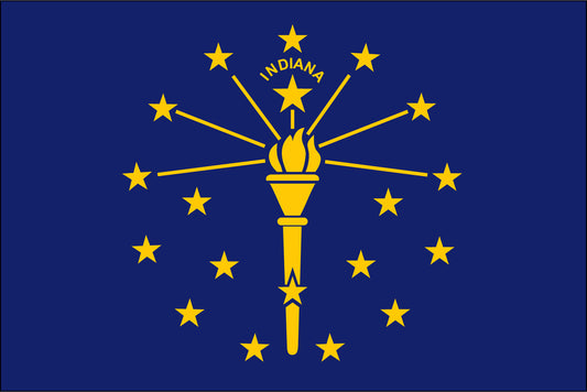 indiana state flag, flag of indiana