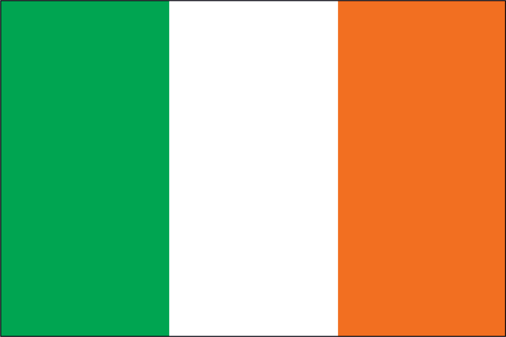 IRELAND NYLON PRINT FLAG - 3x5