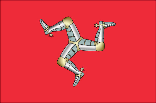 ISLE OF MAN NYLON PRINT FLAG - 3x5