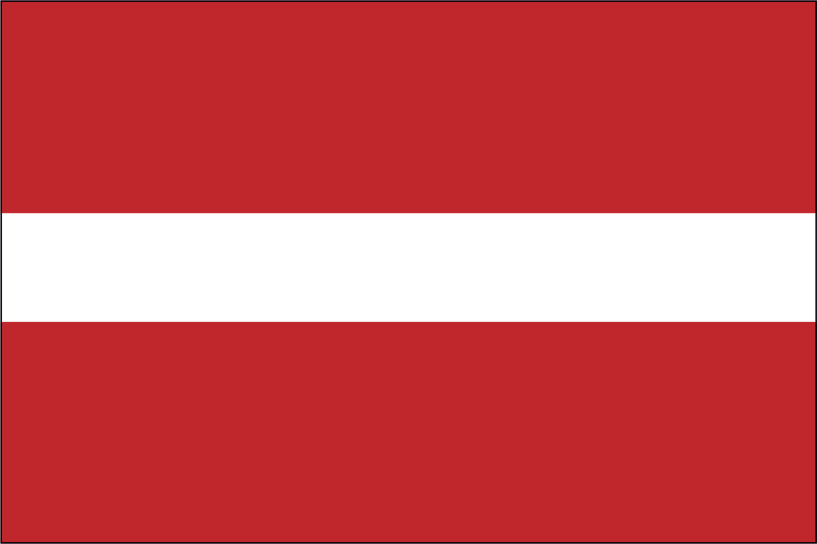 LATVIA NYLON PRINT FLAG - 3x5