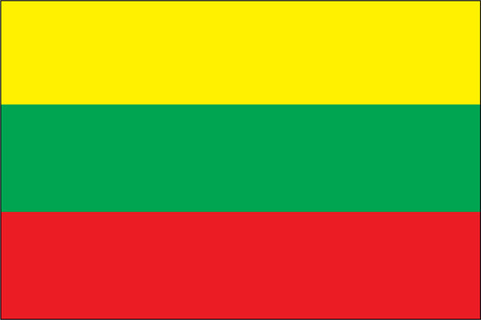 LITHUANIA NYLON PRINT FLAG - 3x5