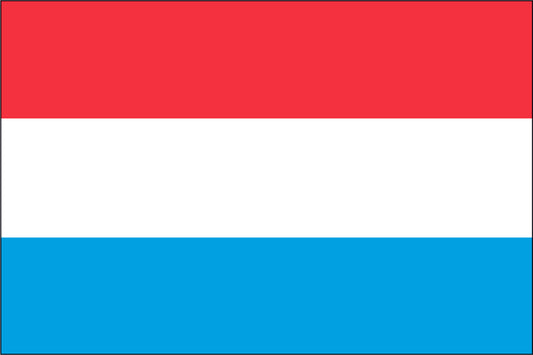 LUXEMBOURG NYLON PRINT FLAG - 3x5