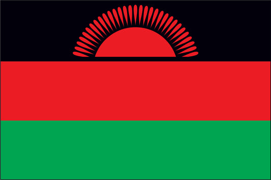 MALAWI NYLON PRINT FLAG - 3x5