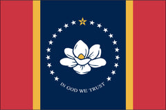 MISSISSIPPI NYLON PRINT FLAG - 3X5