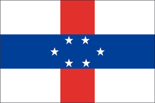 NETHERLANDS ANTILLES NYLON PRINT FLAG - 3x5