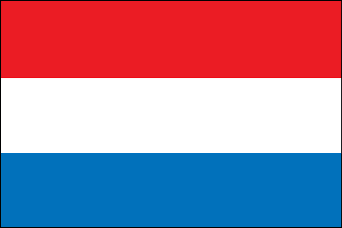 NETHERLANDS NYLON PRINT FLAG - 3x5