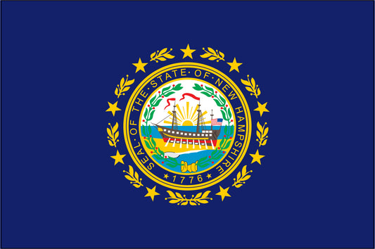 new hampshire flag, flag of new hampshire