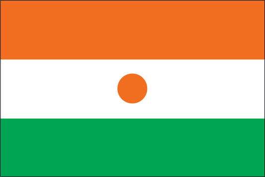 NIGER NYLON PRINT FLAG - 3x5