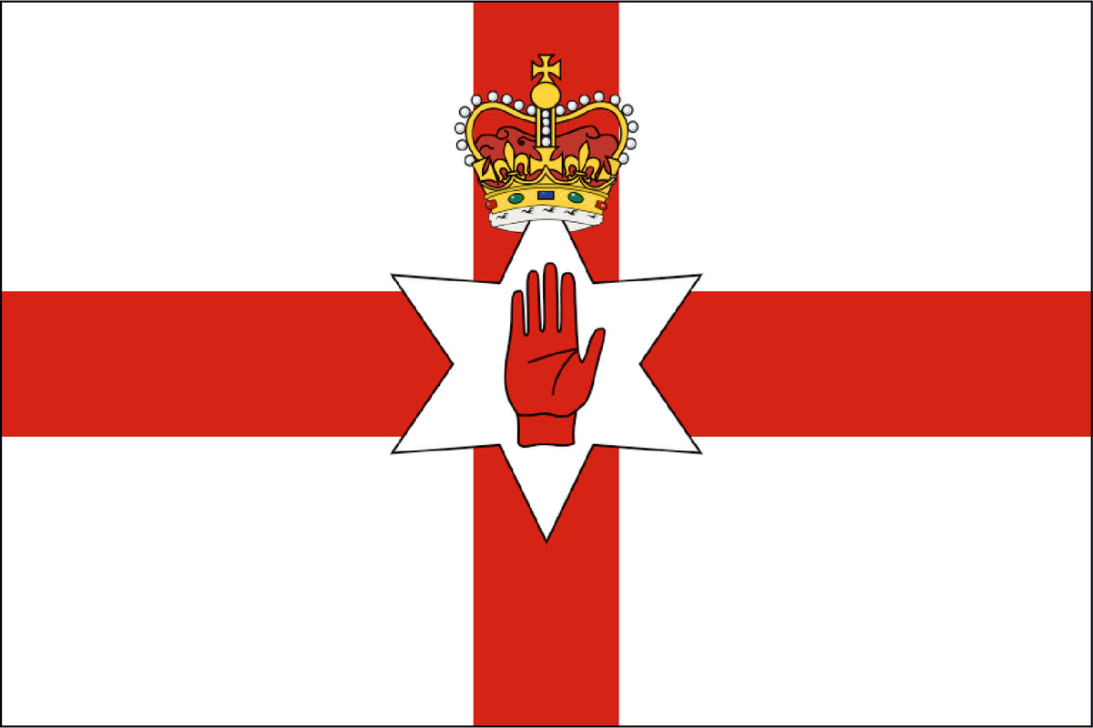 NORTHERN IRELAND NYLON PRINT FLAG - 3x5