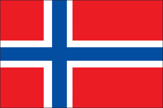 NORWAY NYLON PRINT FLAG - 3x5