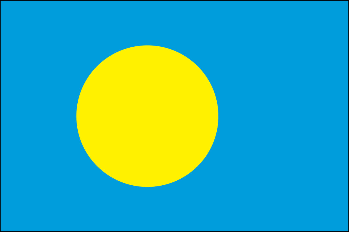 PALAU NYLON PRINT FLAG - 3x5