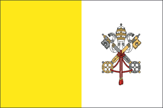 PAPAL NYLON PRINT FLAG - 3X5