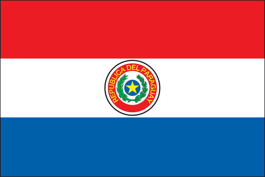 PARAGUAY NYLON PRINT FLAG - 3x5
