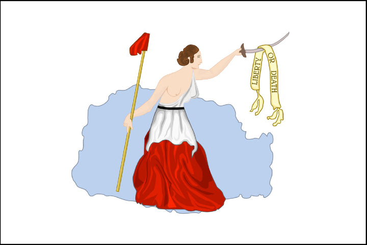 SAN JACINTO NYLON PRINT FLAG - 3X5