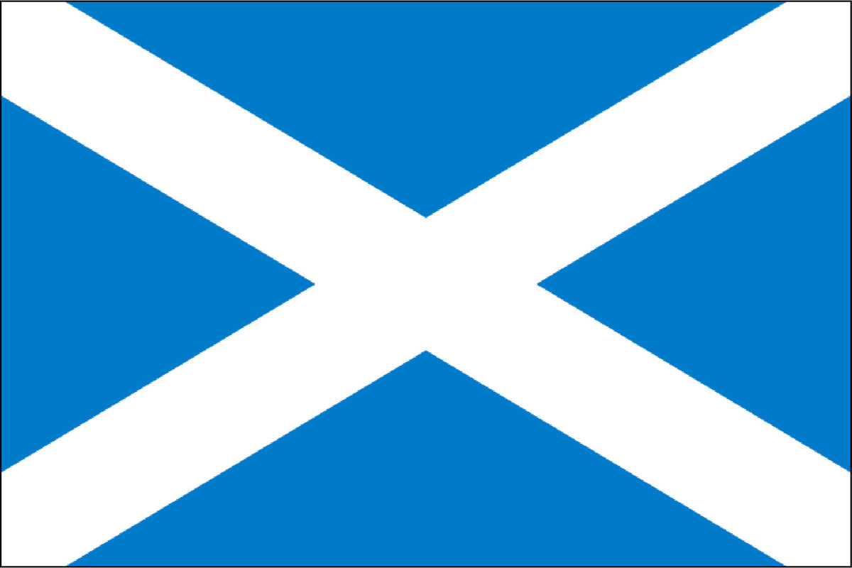 SCOTLAND - CROSS ST NYLON PRINT FLAG - 3x5