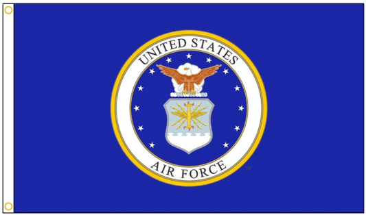 US AIR FORCE NYLON PRINT FLAG