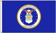 US AIR FORCE NYLON PRINT FLAG
