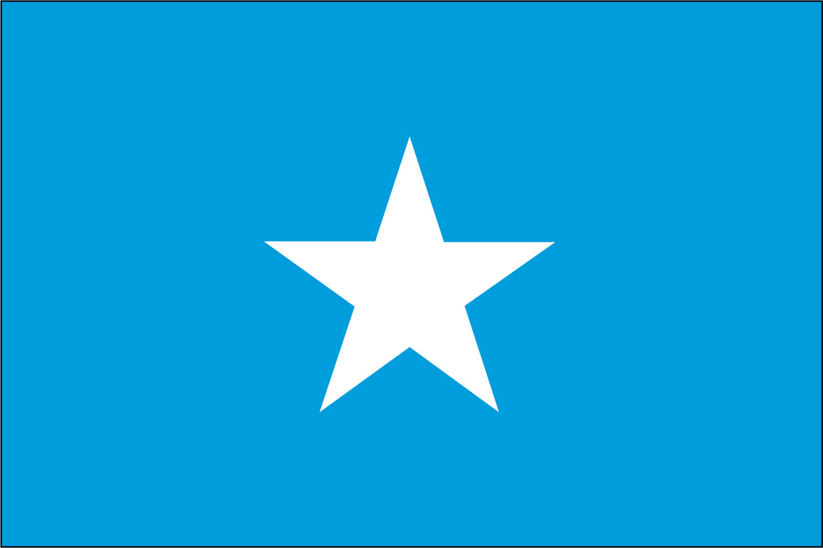 SOMALIA NYLON PRINT FLAG - 3x5