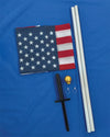 Stab-It Flagpole System 8 ft. Complete Set with Aluminum Pole and U.S. Flag