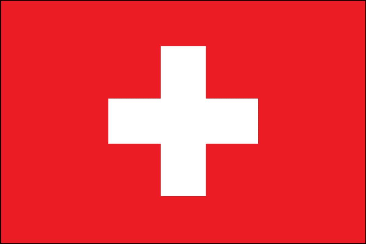 SWITZERLAND NYLON PRINT FLAG - 3x5
