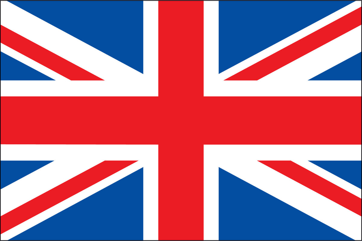 UNITED KINGDOM NYLON PRINT FLAG - 3x5