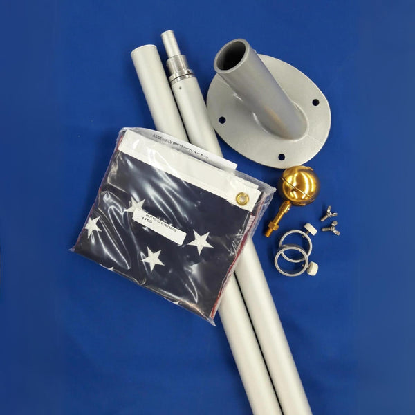 Residential/Light Commercial Wall Mounted Outrigger Flagpole 