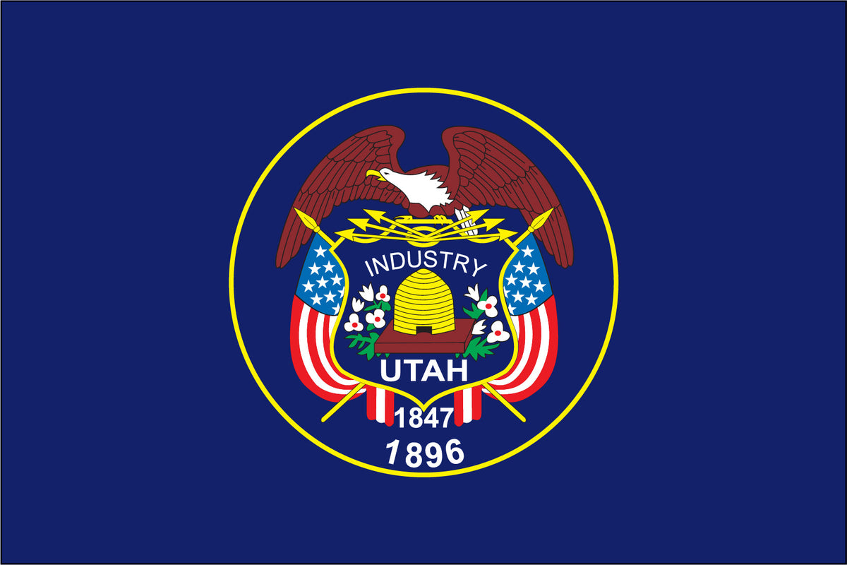 utah state flag, flag of utah