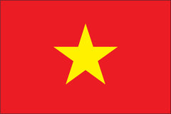 VIETNAM NYLON PRINT FLAG - 3x5