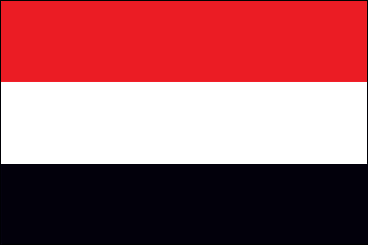 YEMEN NYLON PRINT FLAG - 3x5