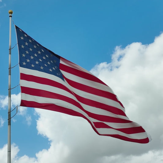 U.S. Flags - Nylon with Embroidered Stars