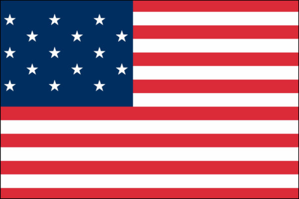 15 Star Old Glory Flag - LEAD TIMES ARE CURRENTLY RUNNING 6-8 WEEKS